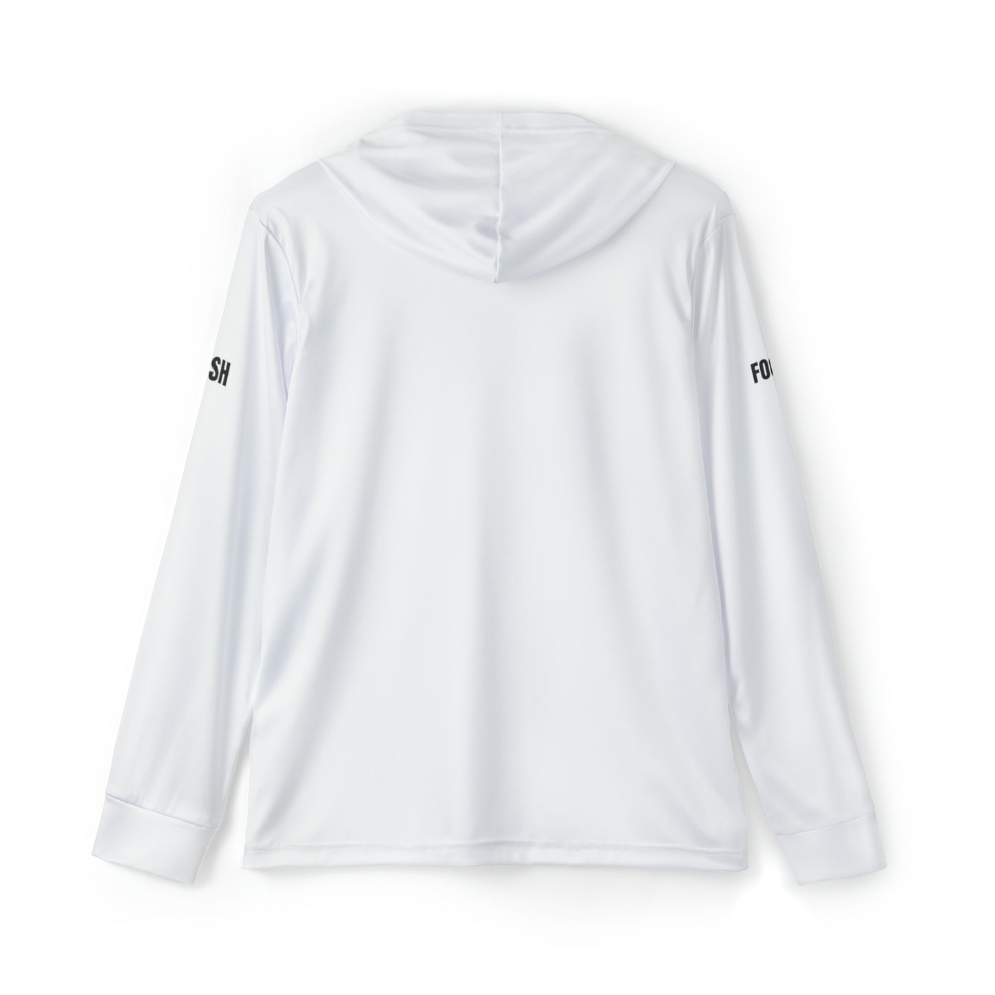 "The BOSS" Focus and Finish Sports Warmup Hoodie - MensWhite(Black Logo)