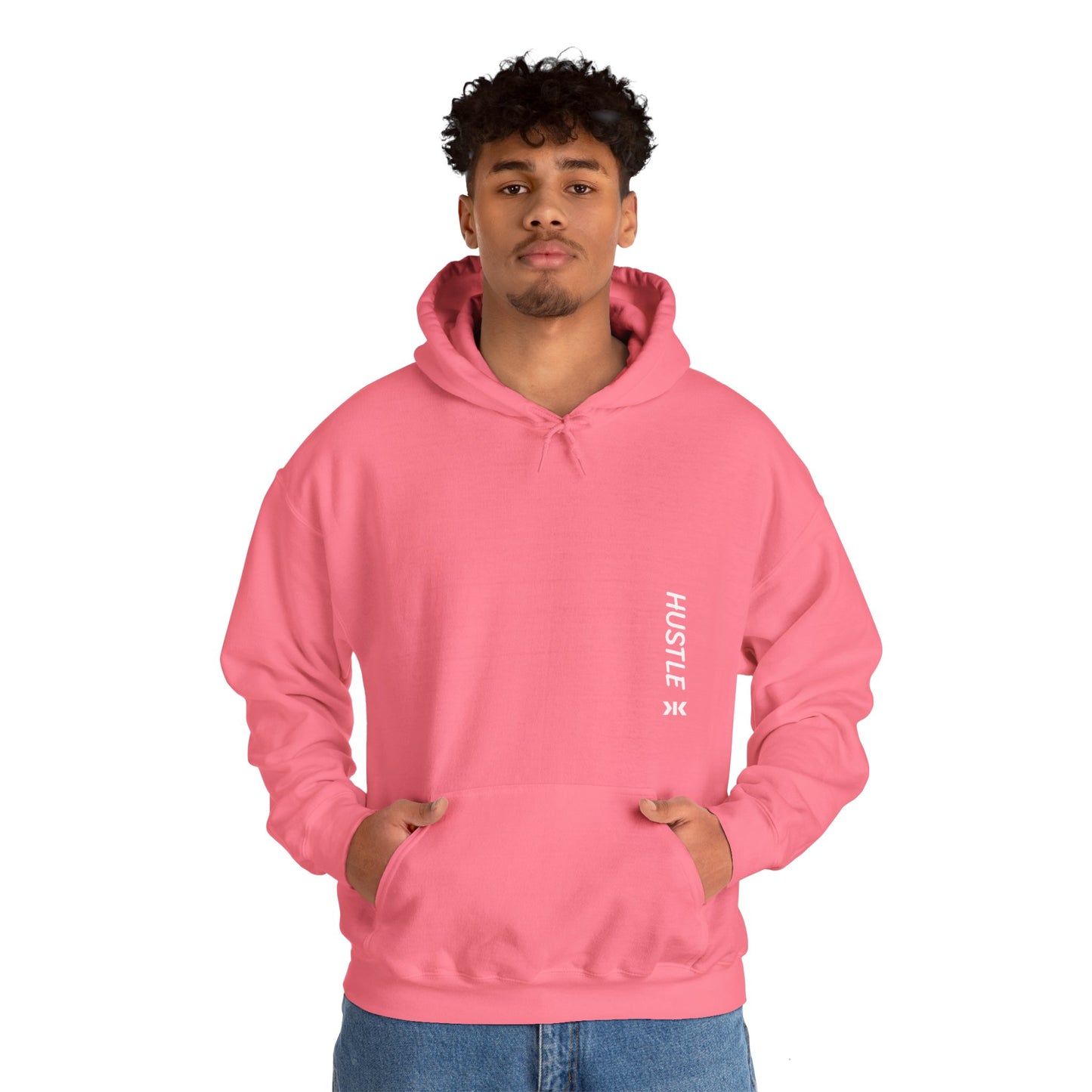 Side "HUSTLE" Hoodie! - Unisex Heavy Blend™ Hooded Sweatshirt