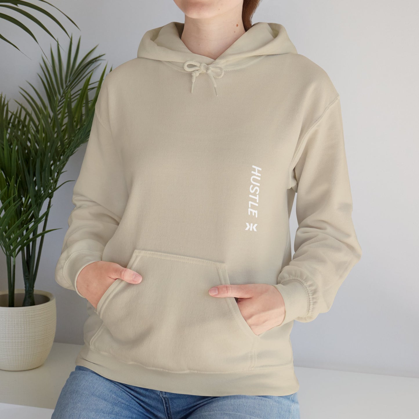 Side "HUSTLE" Hoodie! - Unisex Heavy Blend™ Hooded Sweatshirt