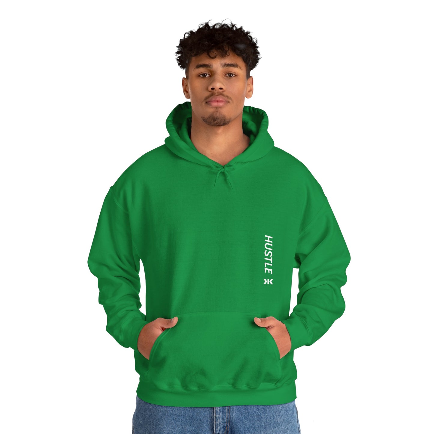 Side "HUSTLE" Hoodie! - Unisex Heavy Blend™ Hooded Sweatshirt