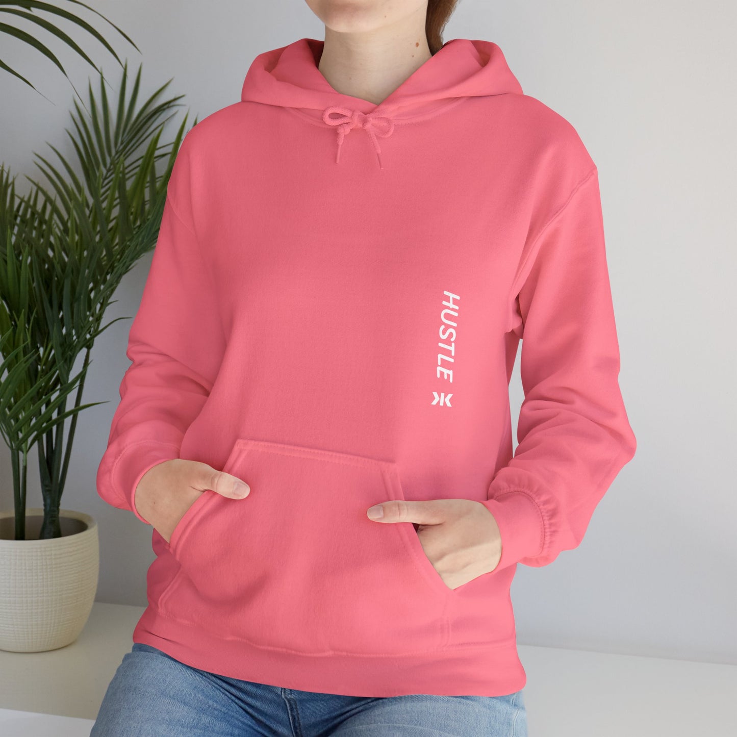 Side "HUSTLE" Hoodie! - Unisex Heavy Blend™ Hooded Sweatshirt