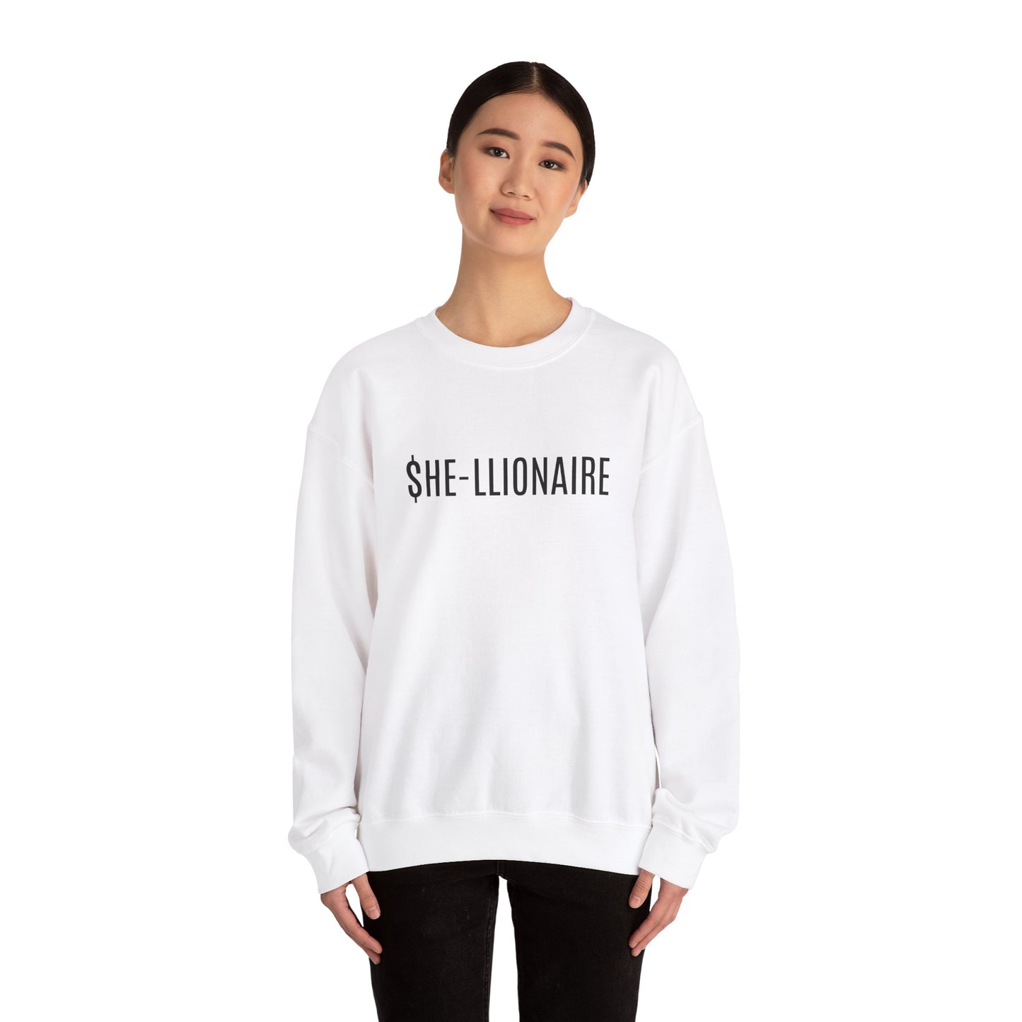 "SHE-LLIONAIRE" Sweatshirt Heavy Blend™ Crewneck