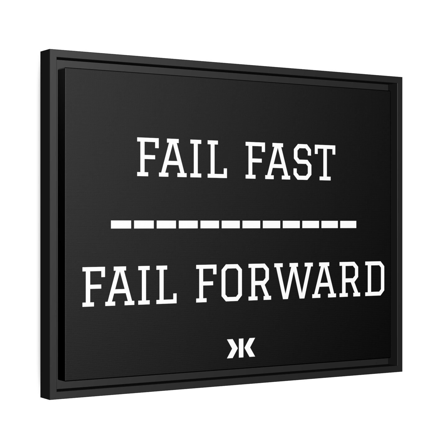 "FAIL FAST. FAIL FORWARD" Wall Art