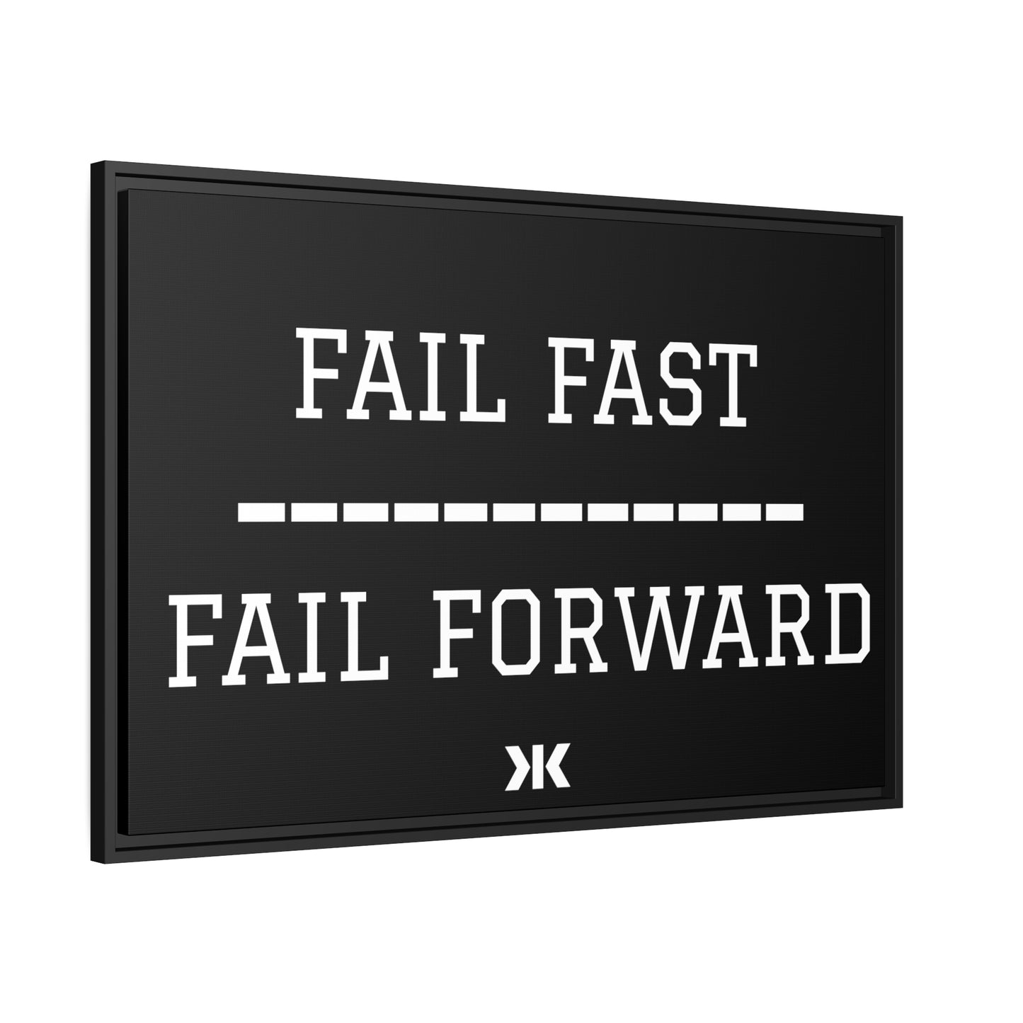 "FAIL FAST. FAIL FORWARD" Wall Art