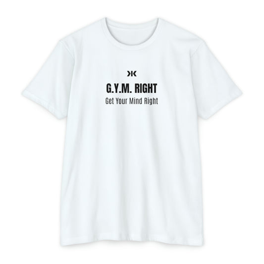 "G.Y.M. RIGHT" Jersey Tee