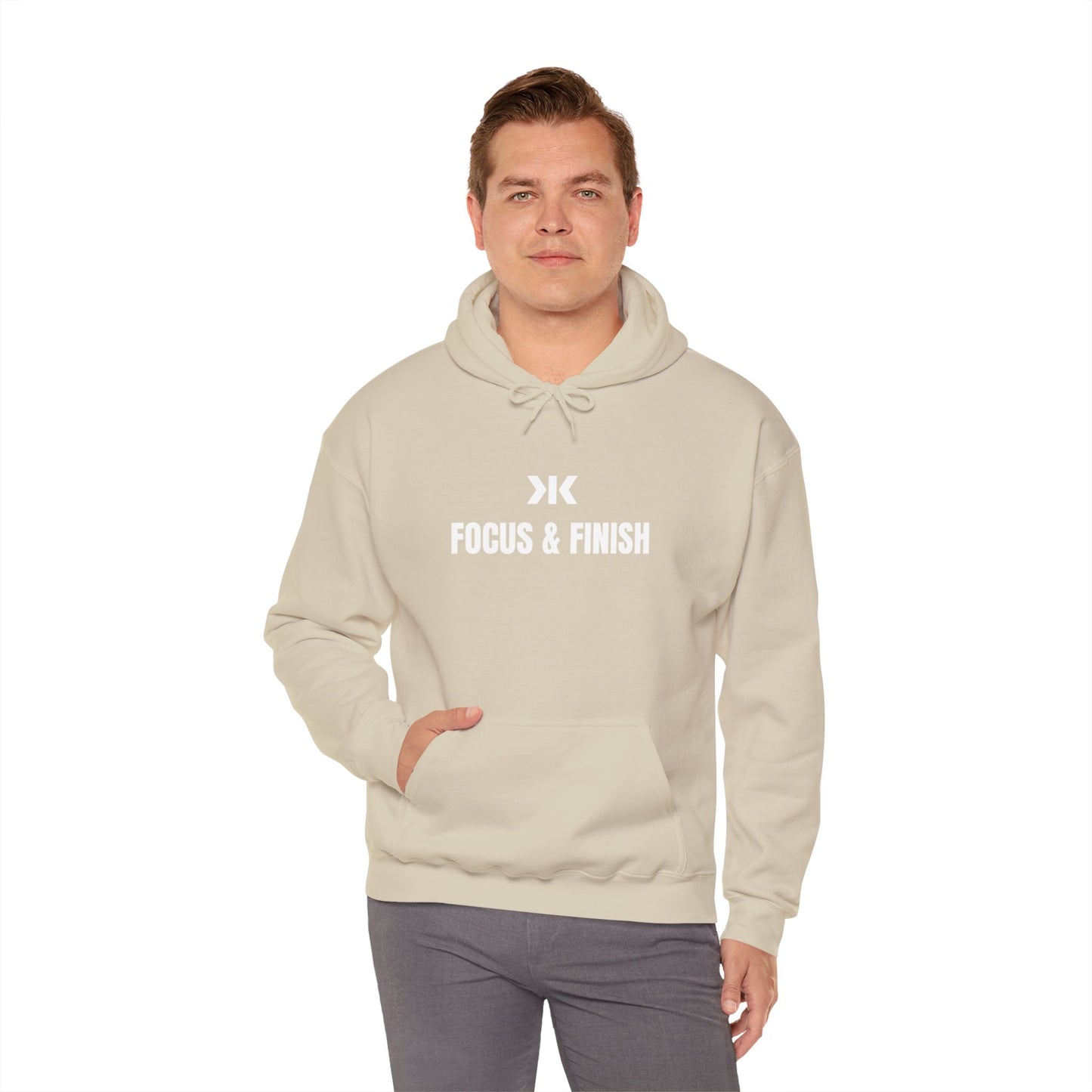 "FOCUS & FINISH" Hoodie! - Unisex Heavy Blend™ Hooded Sweatshirt