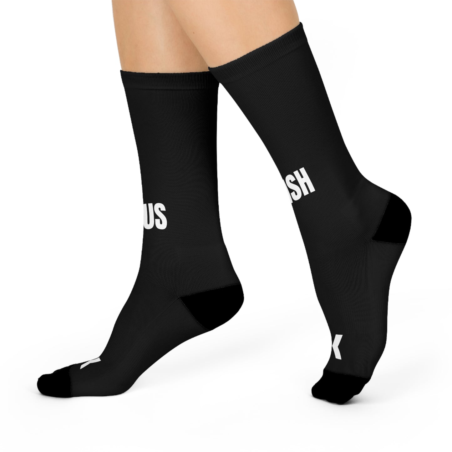 "FOCUS and FINISH" SOCKS - Cushioned Crew Socks