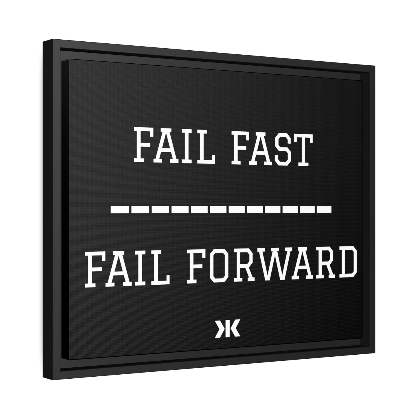 "FAIL FAST. FAIL FORWARD" Wall Art