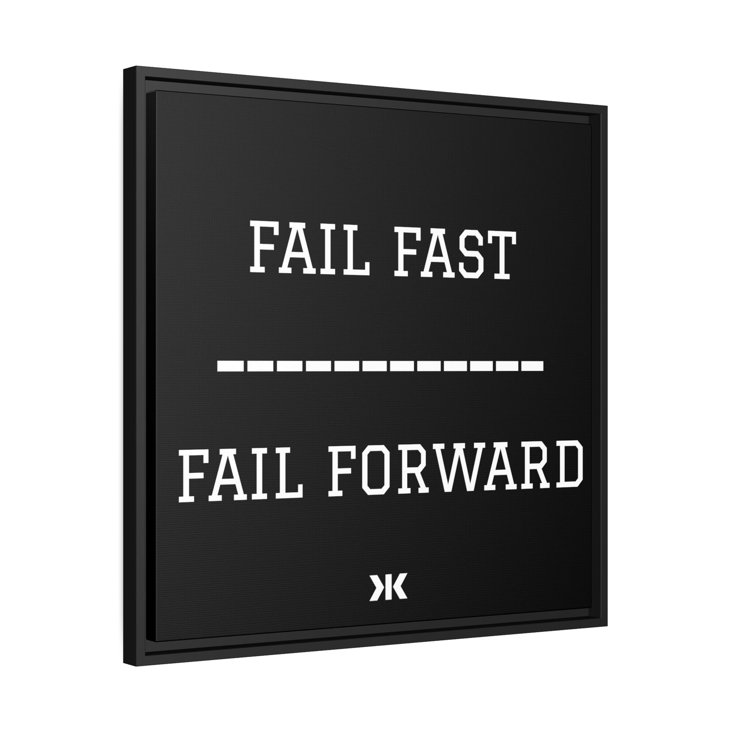 "FAIL FAST. FAIL FORWARD" Wall Art