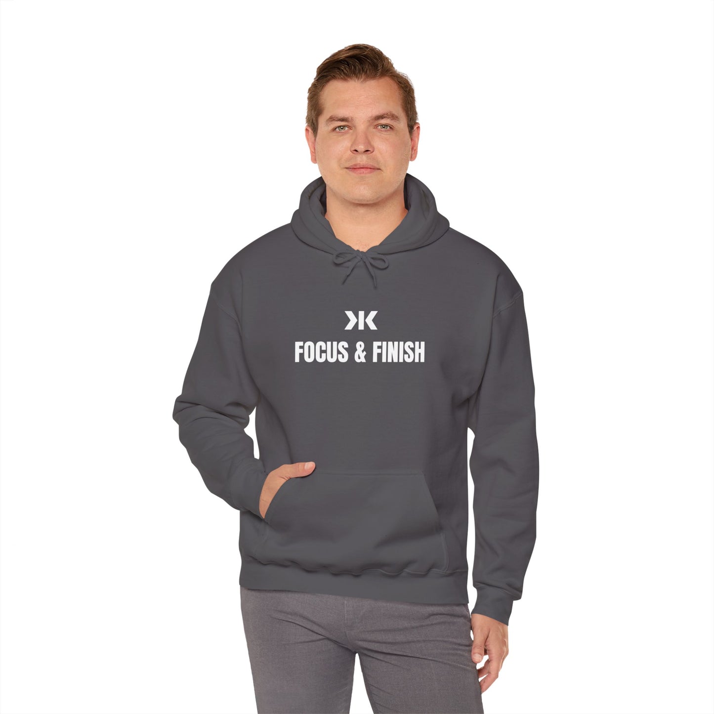 "FOCUS & FINISH" Hoodie! - Unisex Heavy Blend™ Hooded Sweatshirt