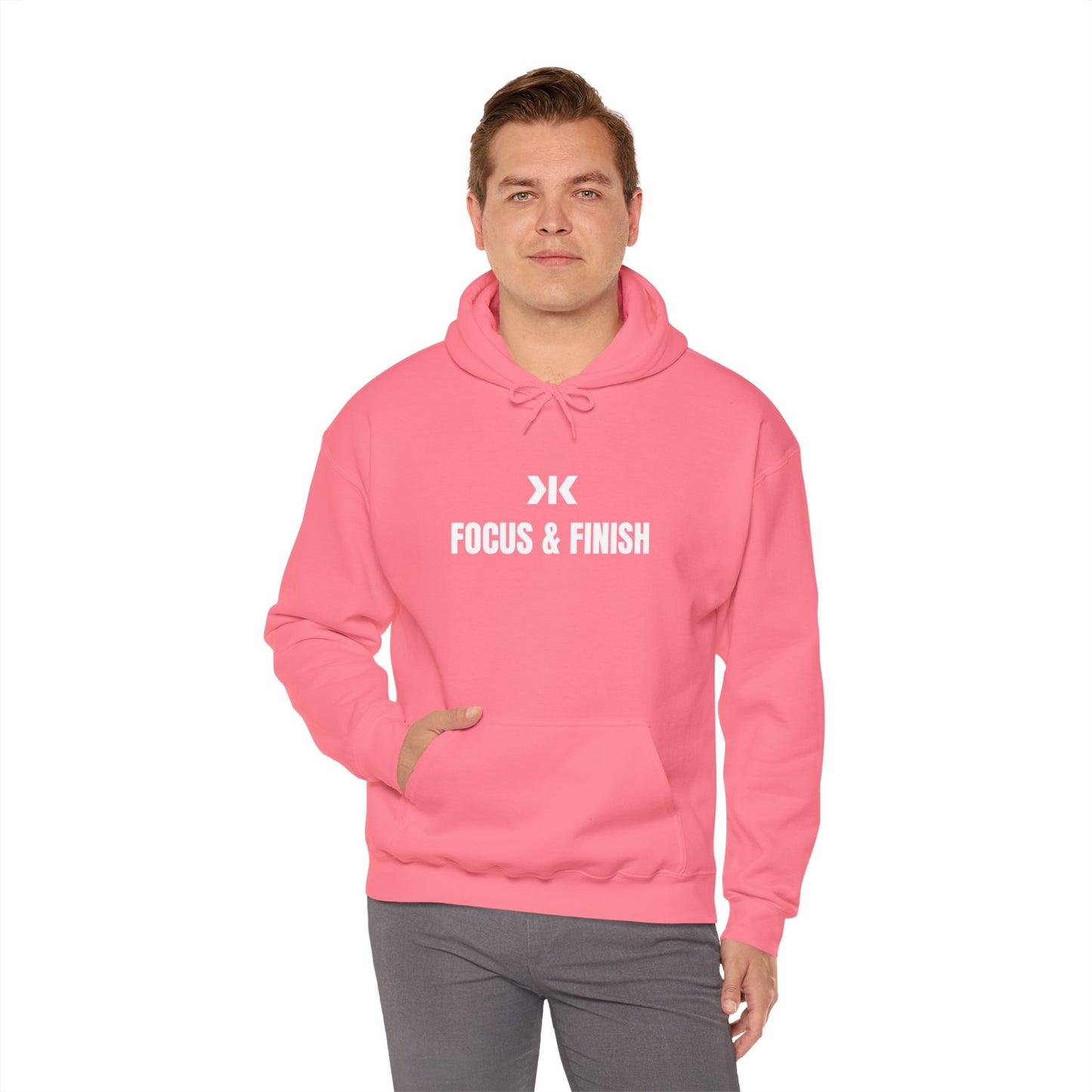 "FOCUS & FINISH" Hoodie! - Unisex Heavy Blend™ Hooded Sweatshirt