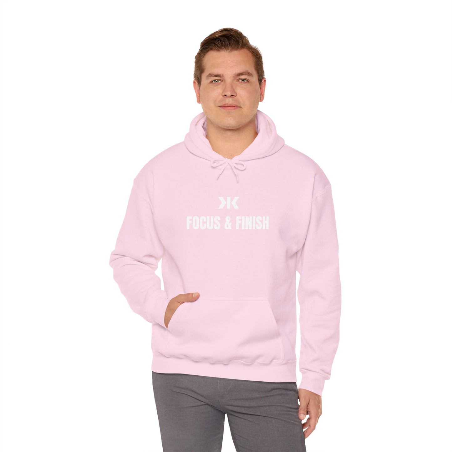 "FOCUS & FINISH" Hoodie! - Unisex Heavy Blend™ Hooded Sweatshirt