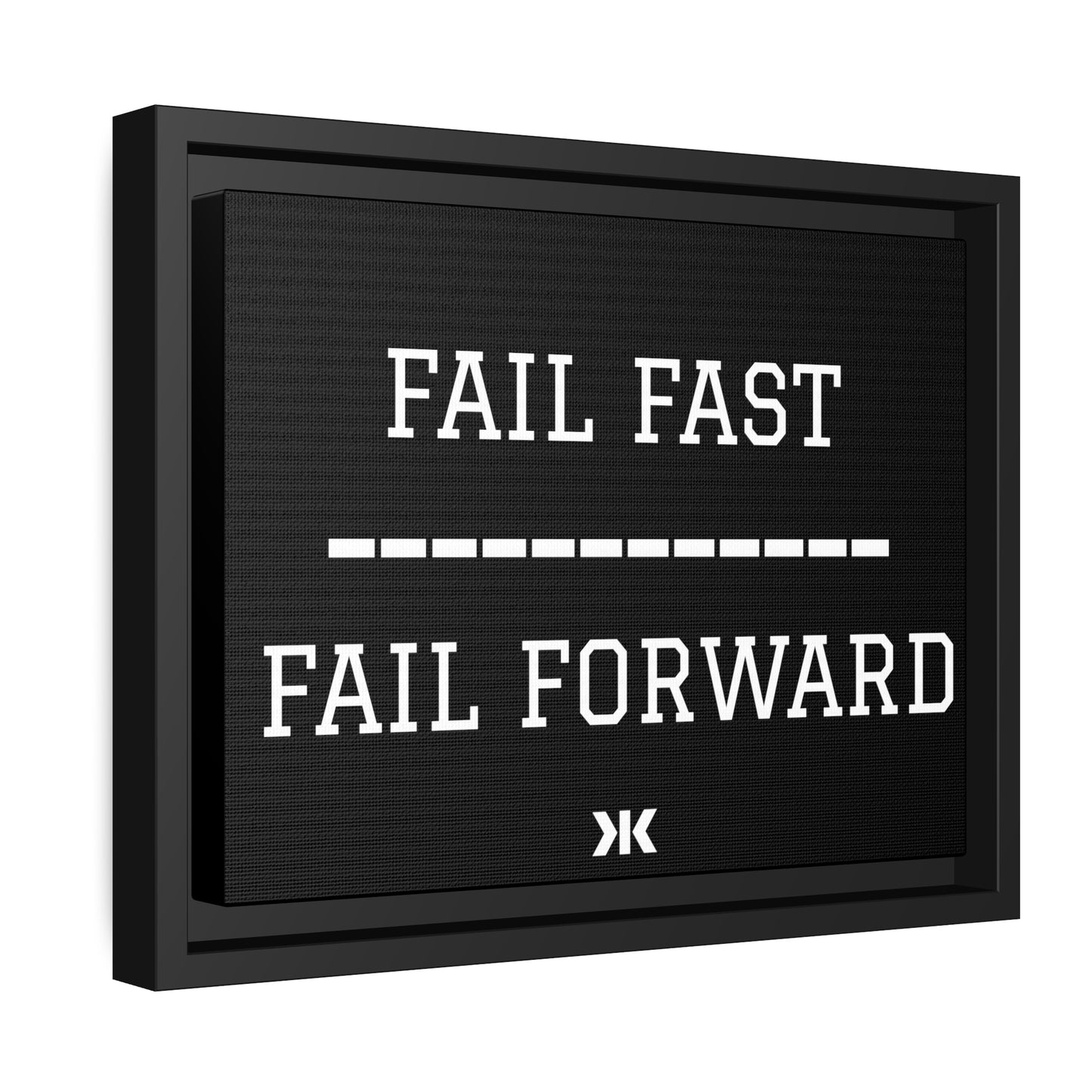 "FAIL FAST. FAIL FORWARD" Wall Art