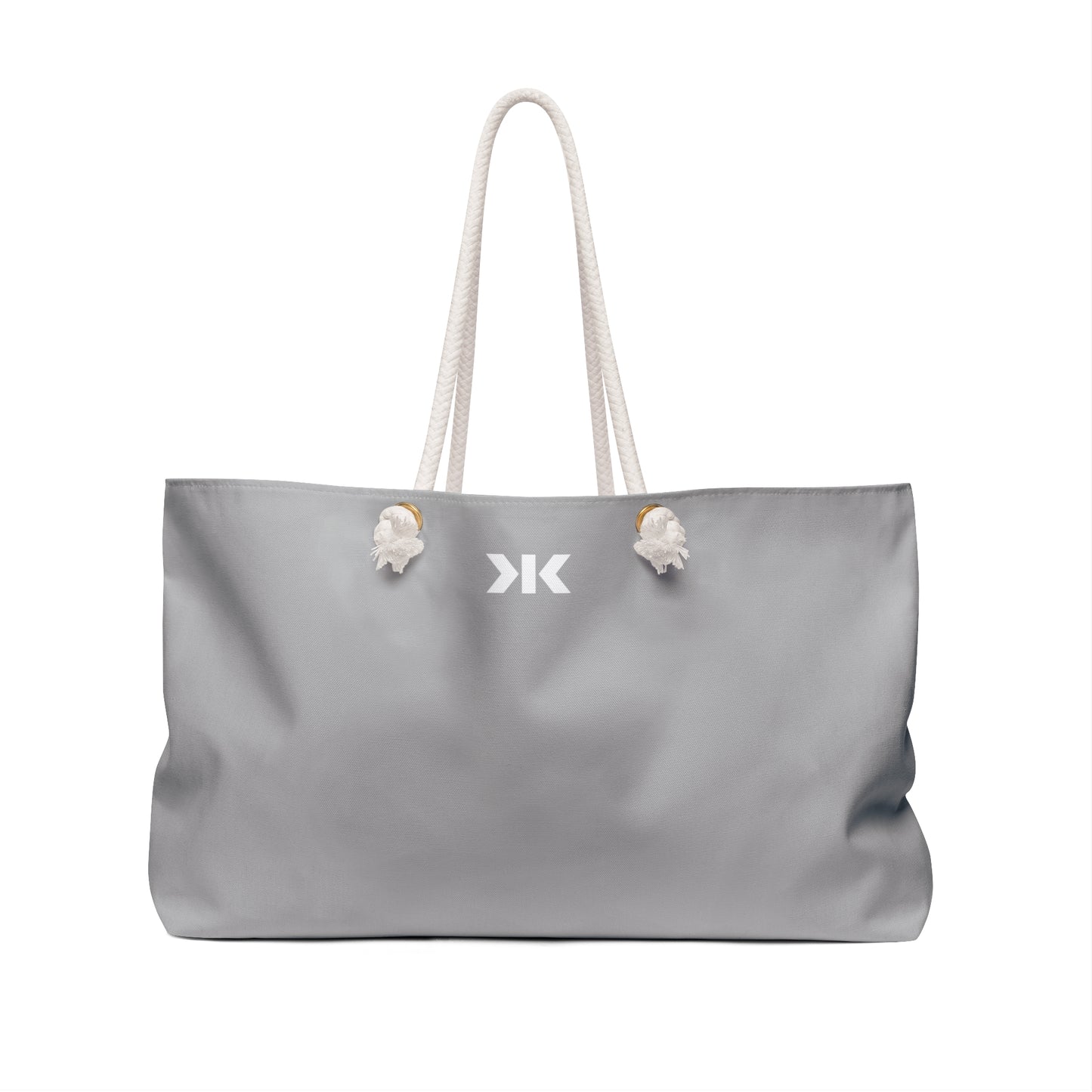 "SHE-LLIONAIRE" Weekender Tote Bag - Light Grey