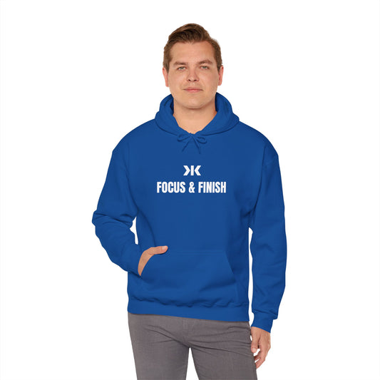 "FOCUS & FINISH" Hoodie! - Unisex Heavy Blend™ Hooded Sweatshirt